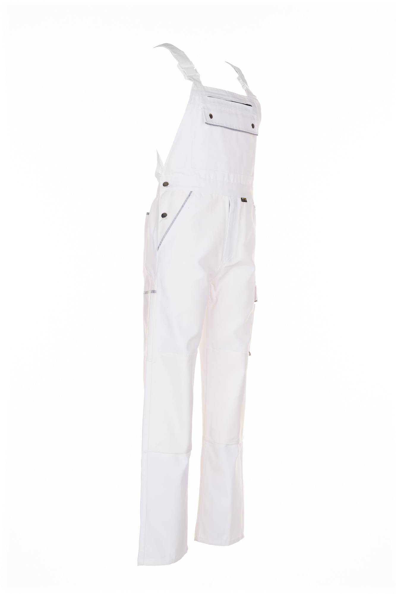 Planam Canvas 320 Latzhose reinweiß/reinweiß 24 2132024
