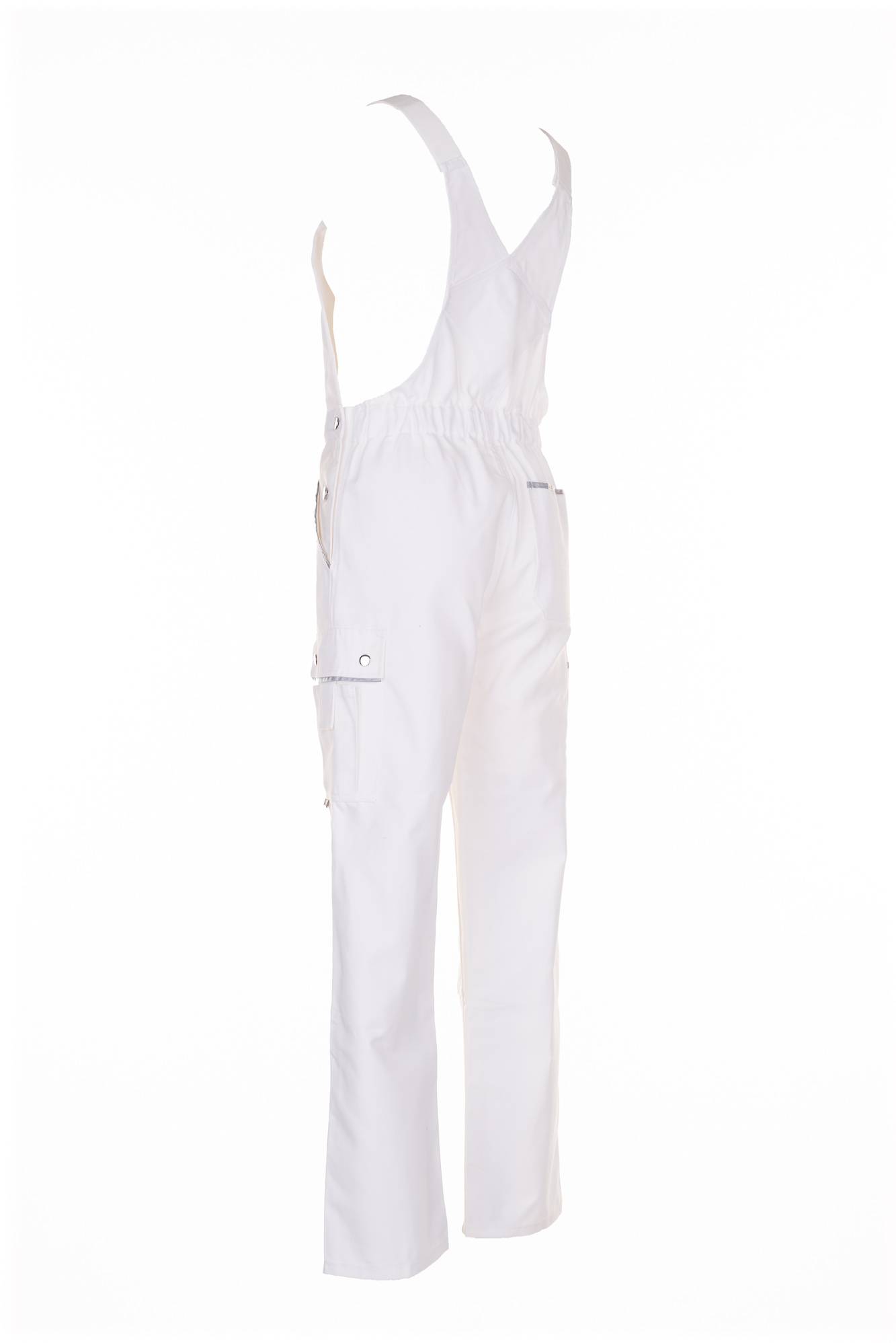 Planam Canvas 320 Latzhose reinweiß/reinweiß 24 2132024