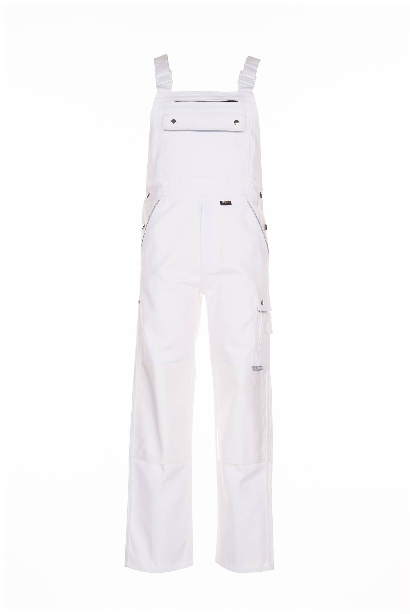 Planam Canvas 320 Latzhose reinweiß/reinweiß 24 2132024