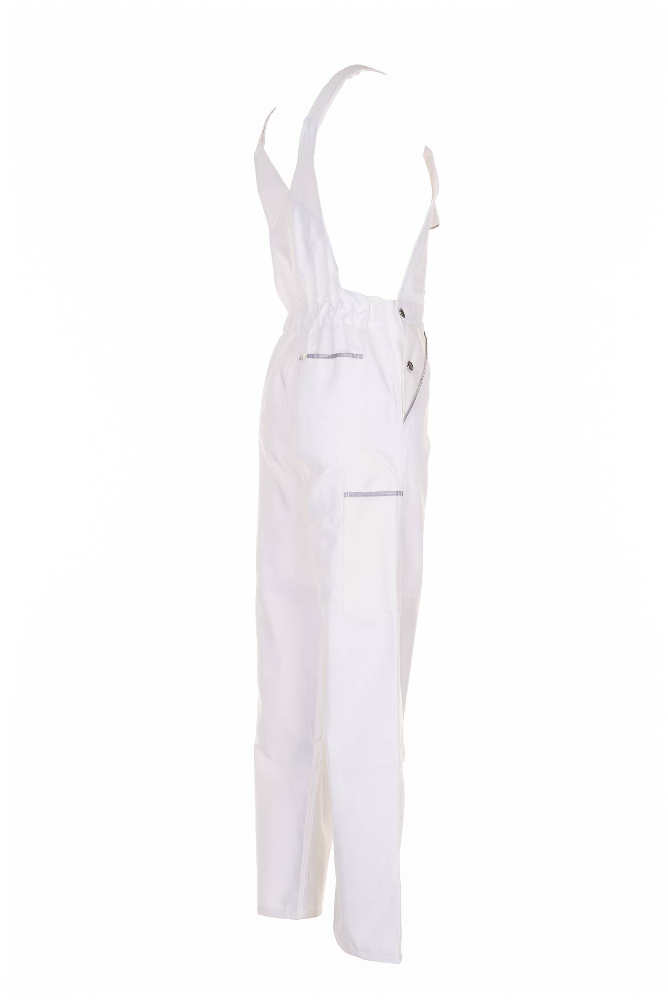 Planam Canvas 320 Latzhose reinweiß/reinweiß 24 2132024