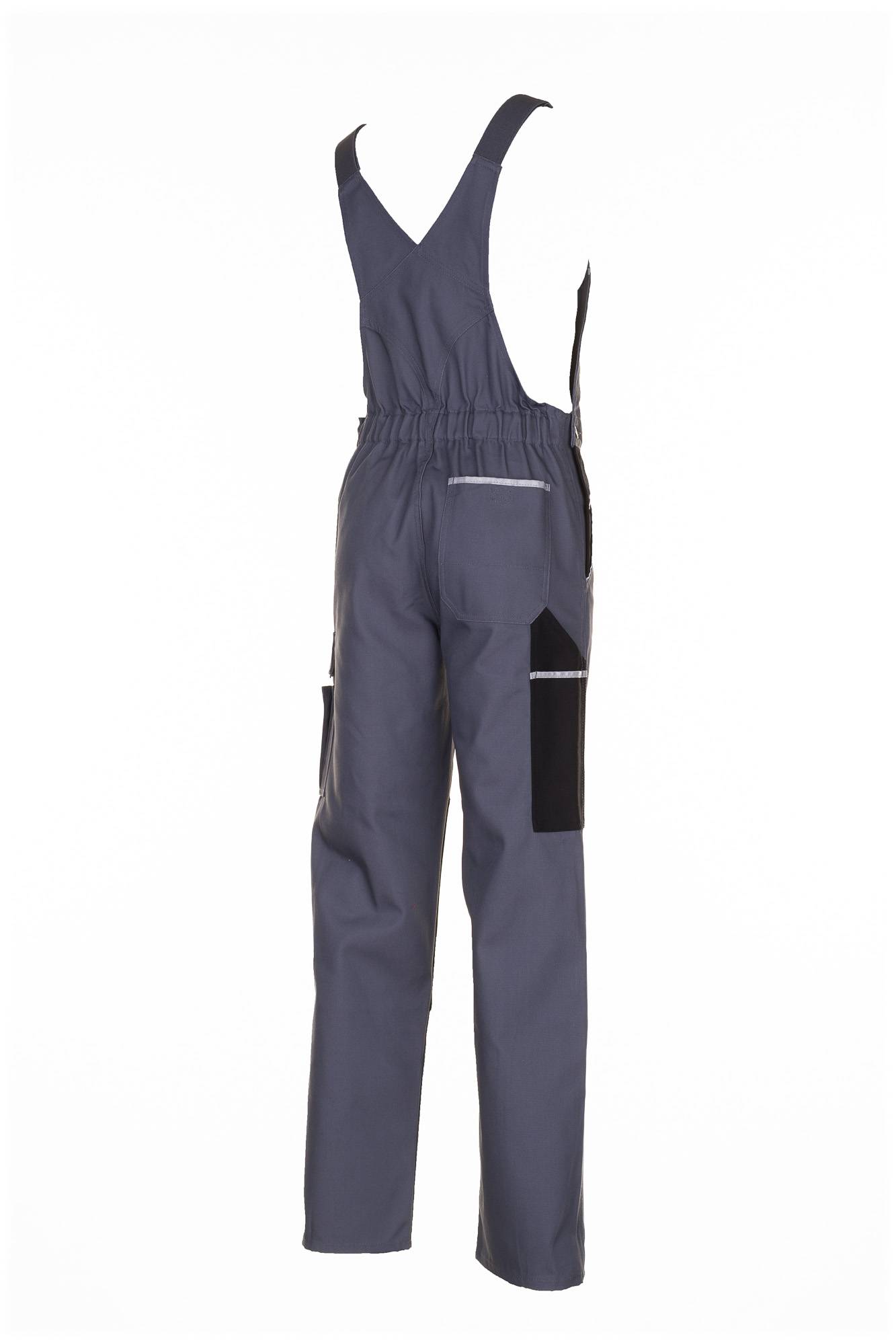 Planam Canvas 320 Latzhose grau/schwarz 62 2133062