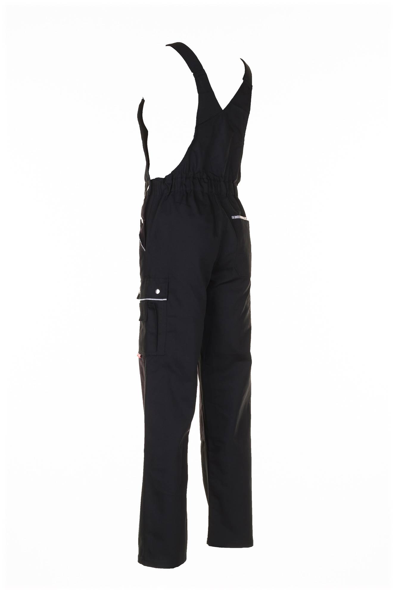 Planam Canvas 320 Latzhose schwarz/schwarz 24 2134024