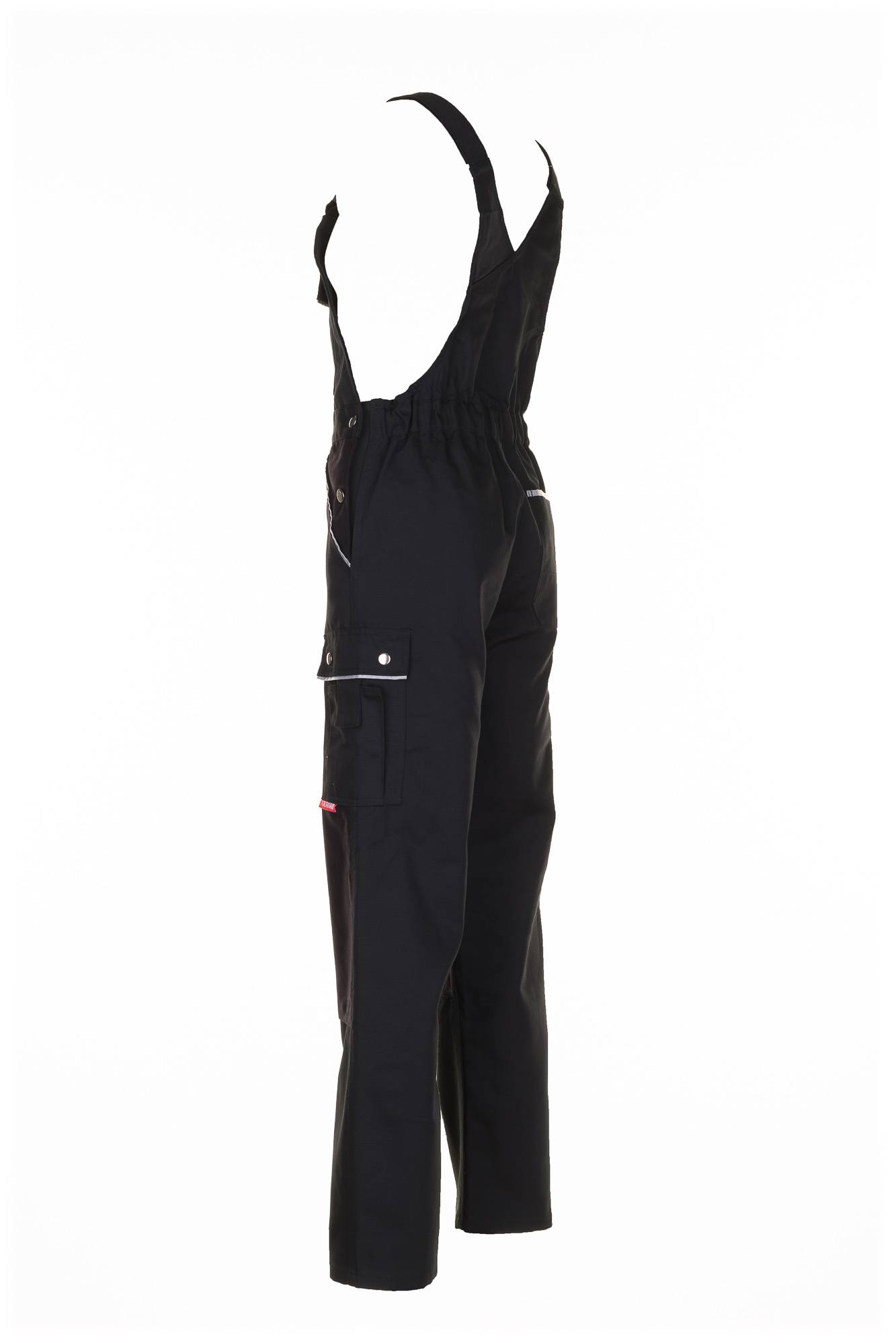 Planam Canvas 320 Latzhose schwarz/schwarz 24 2134024