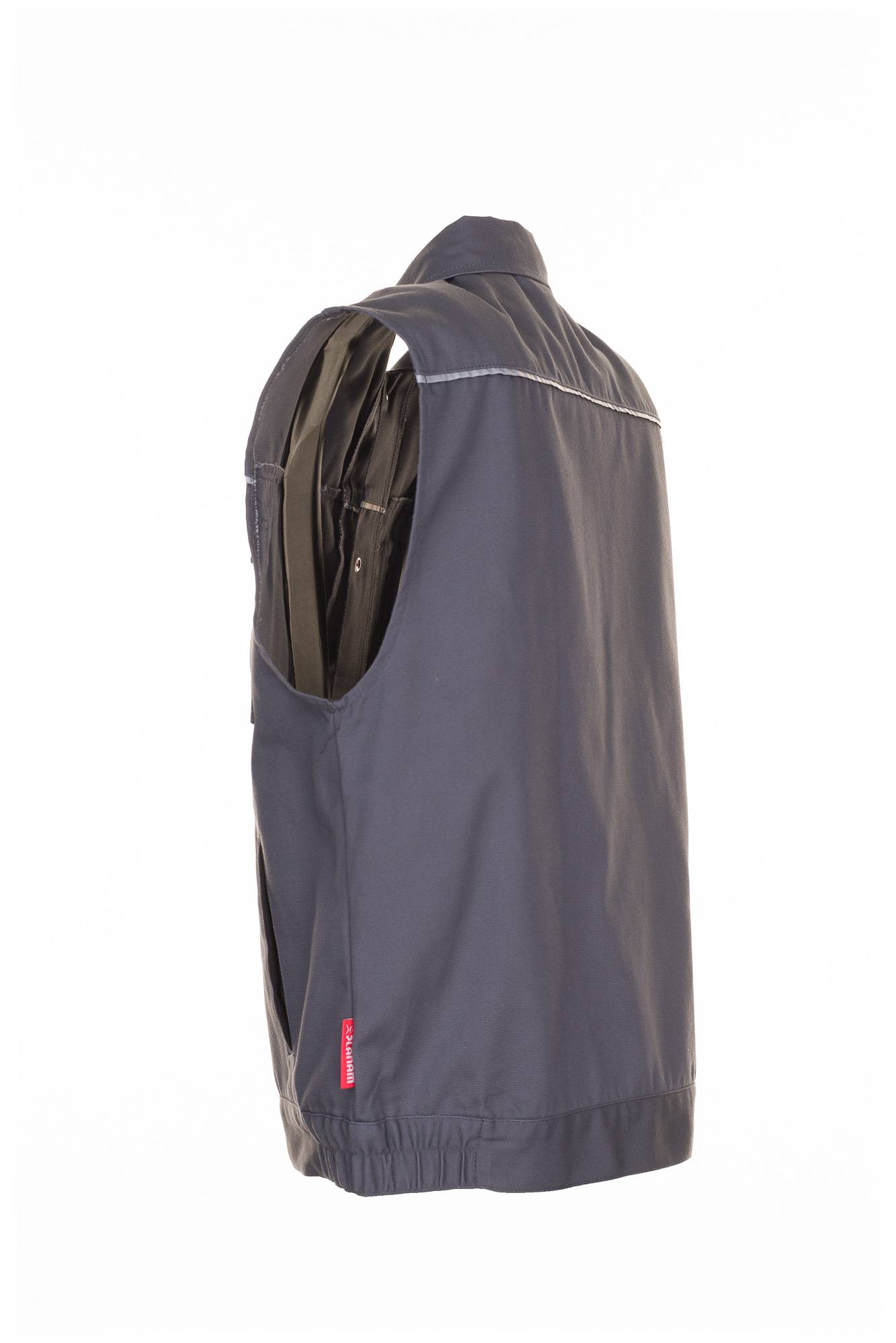 Planam Canvas 320 Weste grau/schwarz XXXL 2163064