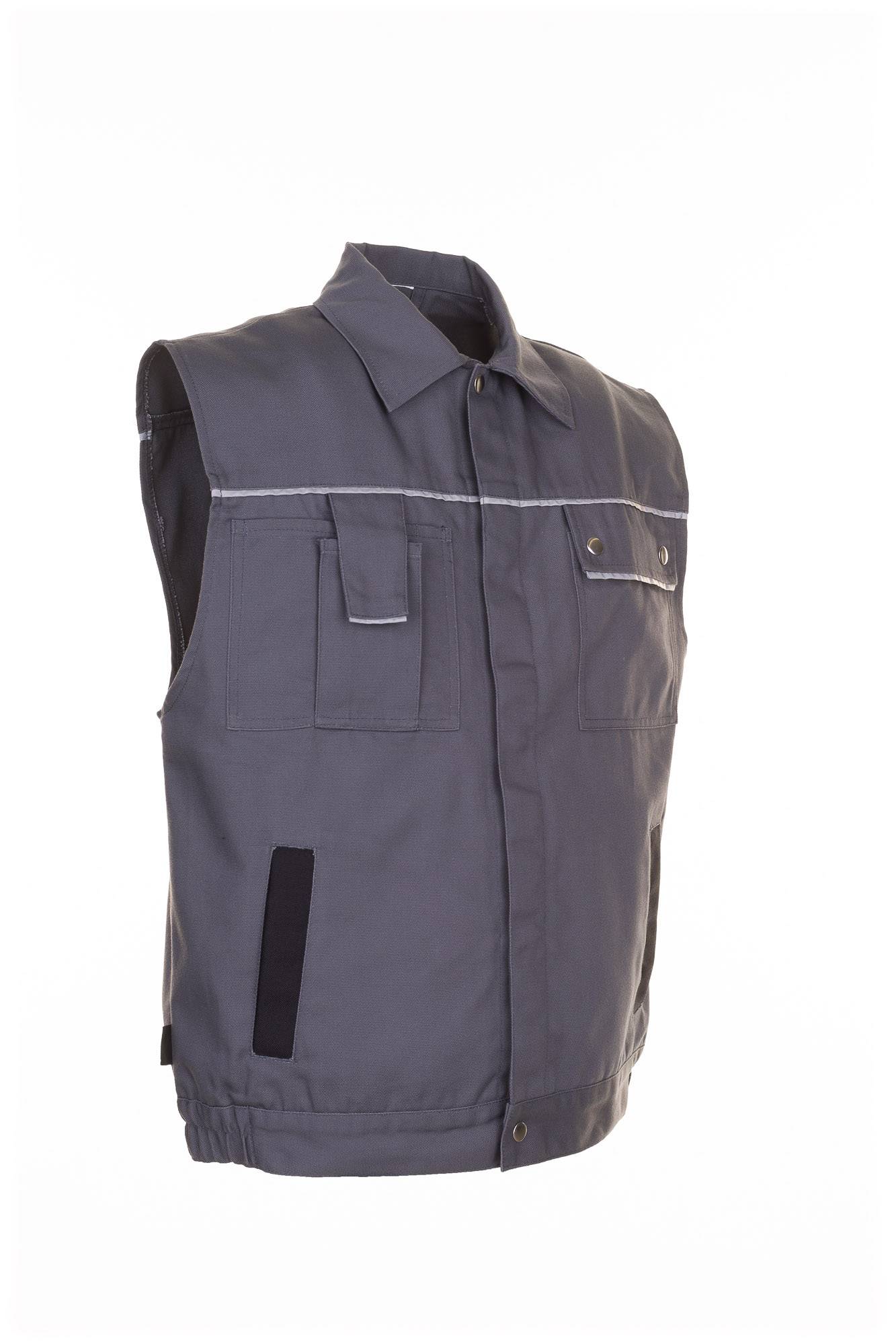 Planam Canvas 320 Weste grau/schwarz M 2163048