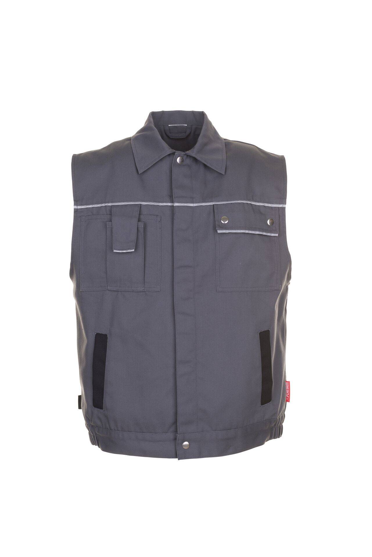 PLANAM Weste grau/schwarz Canvas 320 Gr. XXXL