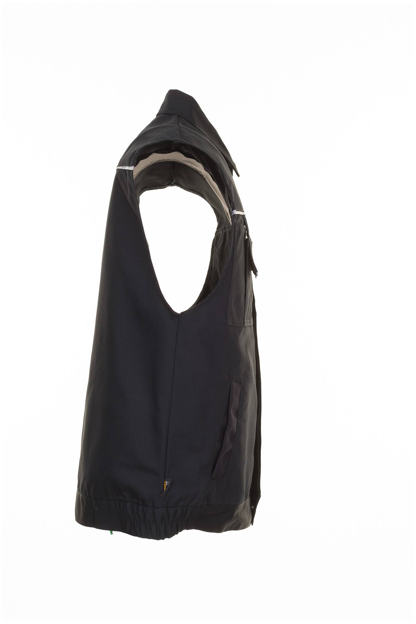 Planam Canvas 320 Weste schwarz/schwarz XXXL 2164064