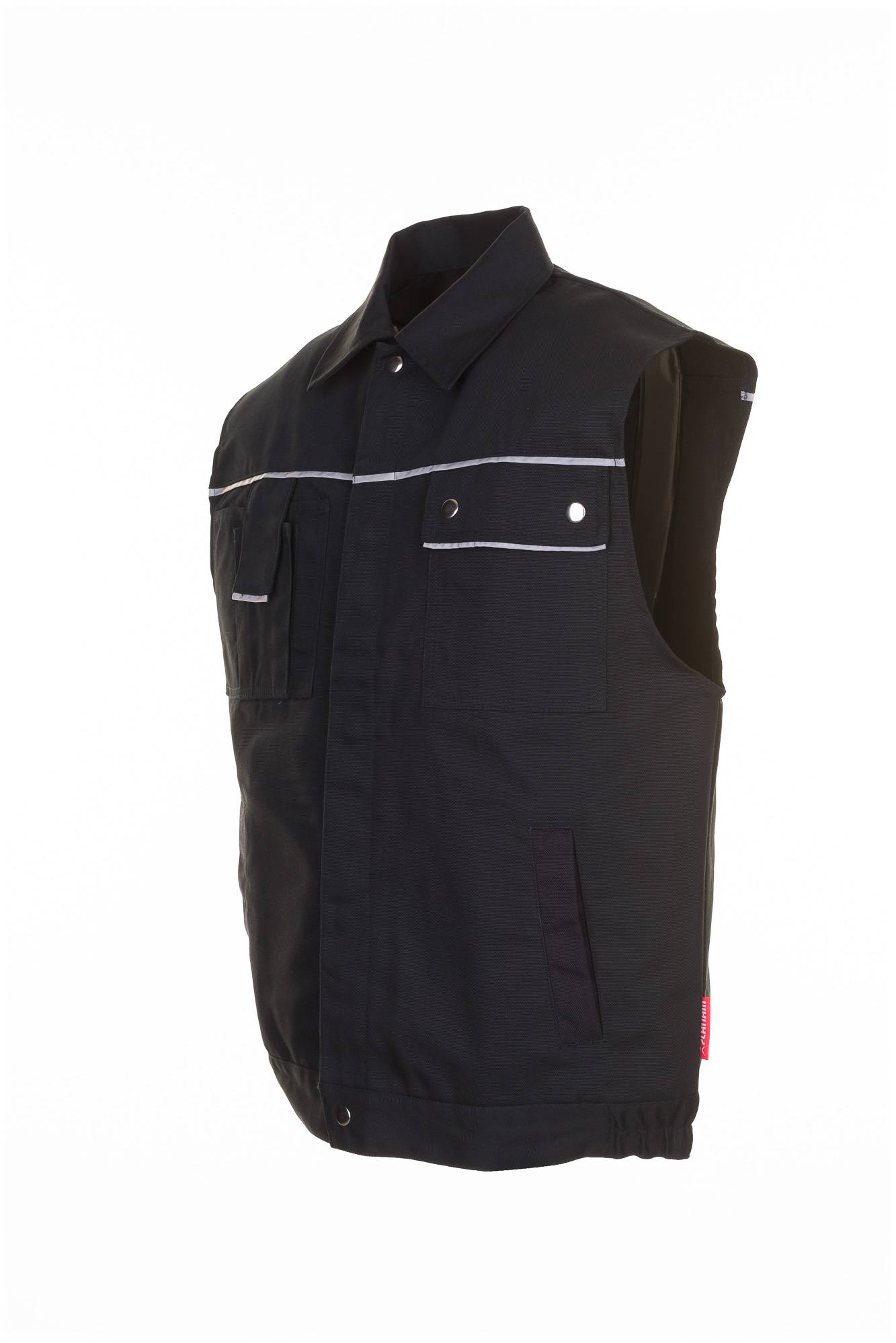 Planam Canvas 320 Weste schwarz/schwarz S 2164044