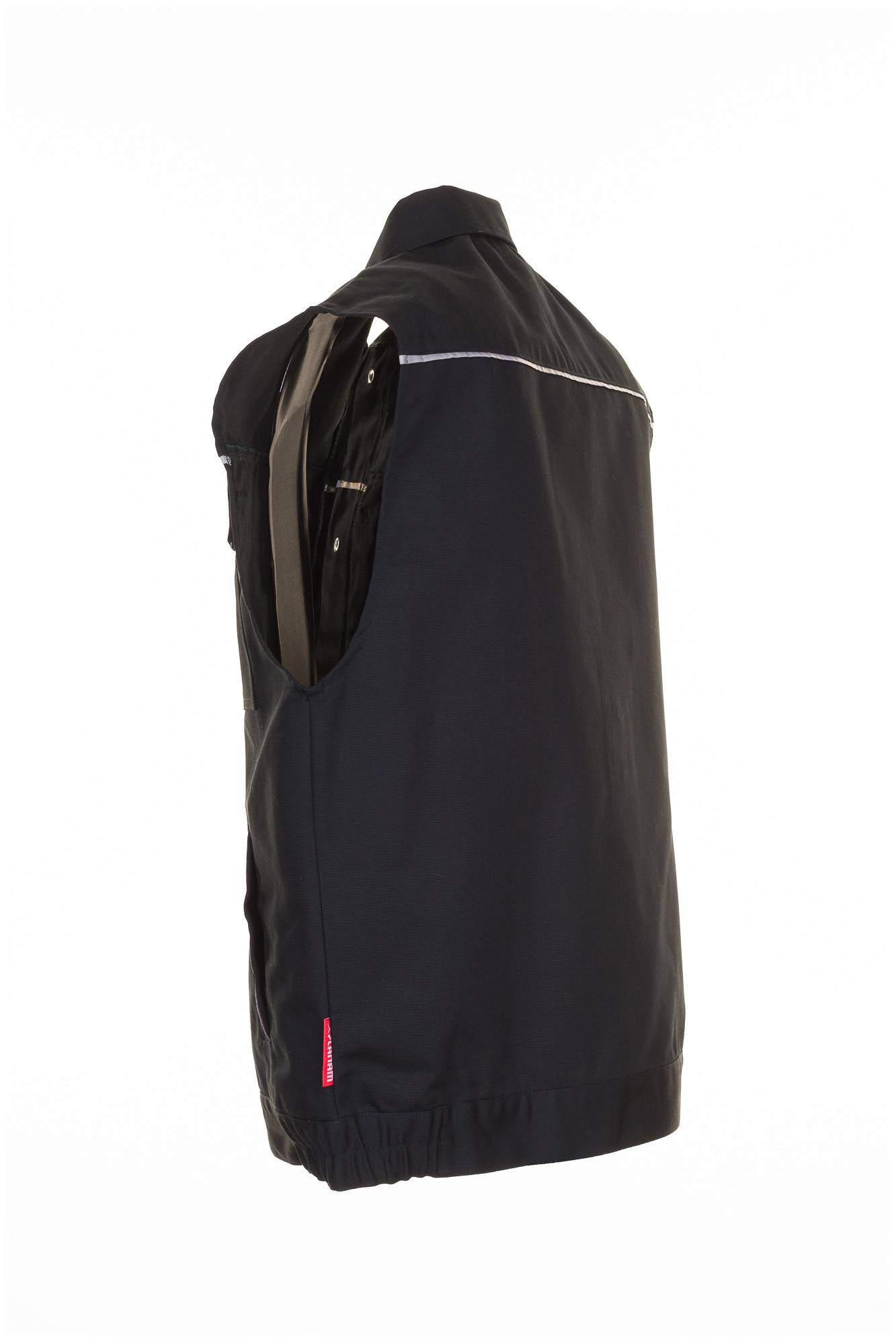 Planam Canvas 320 Weste schwarz/schwarz S 2164044