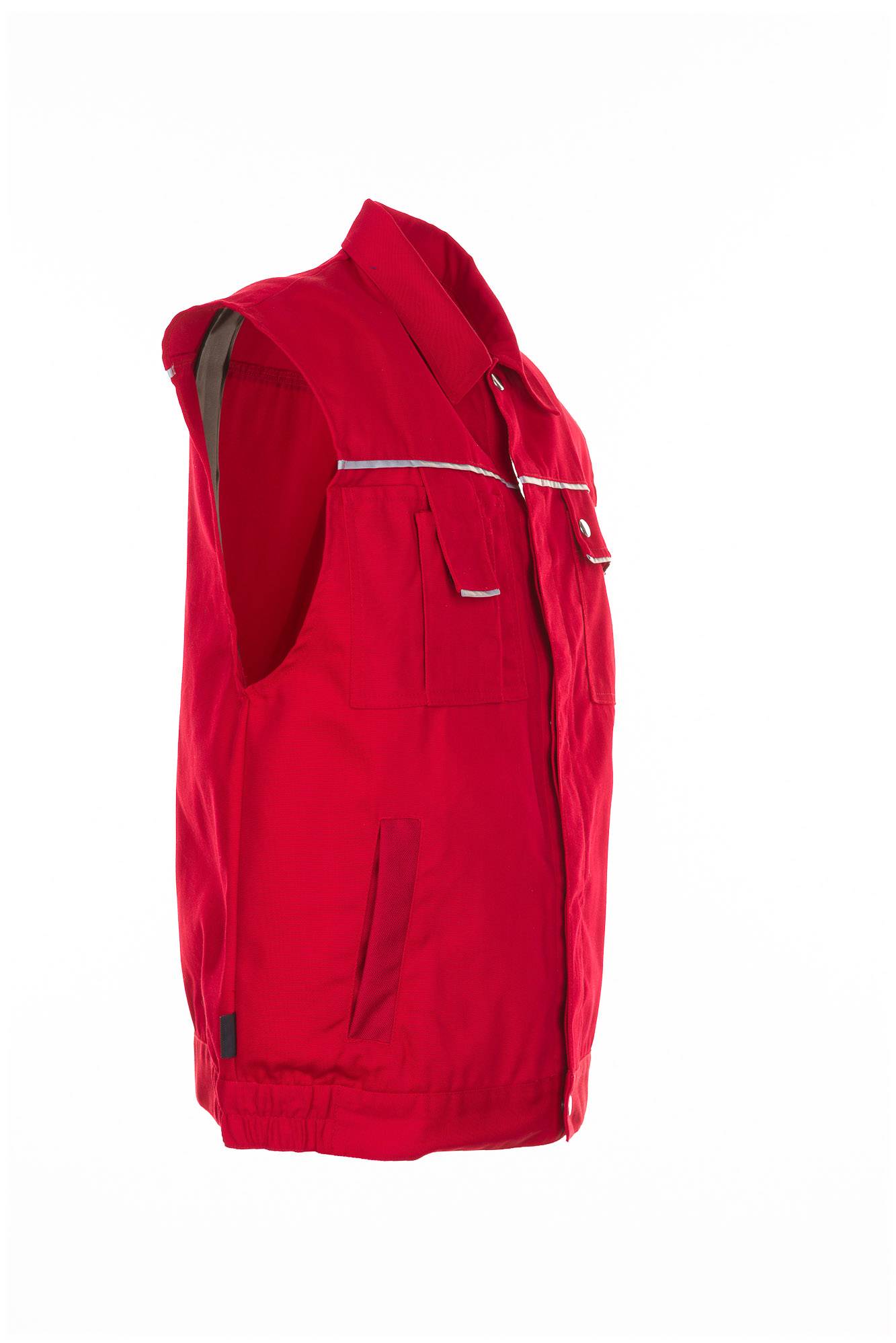 Planam Canvas 320 Weste rot/rot M 2167048