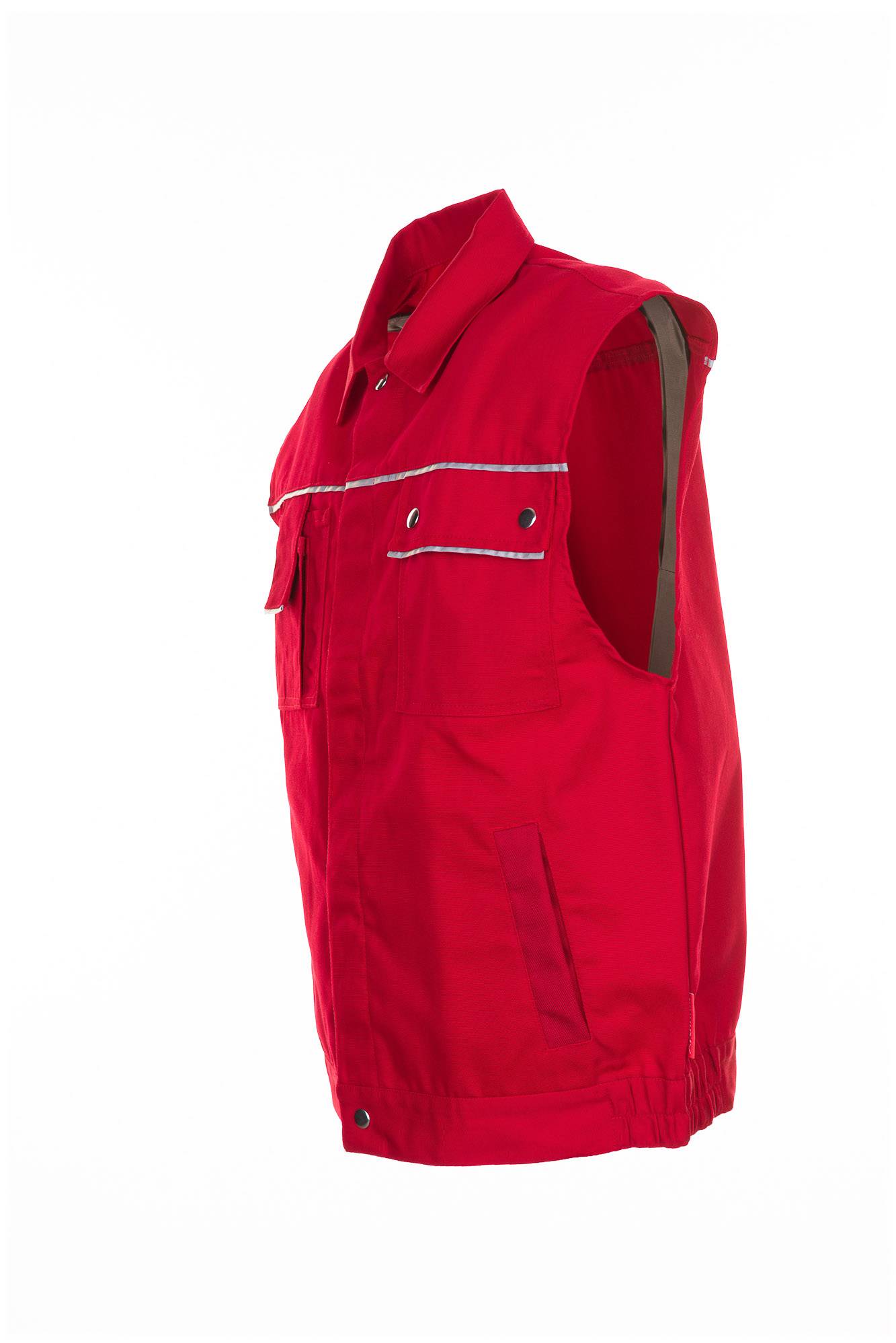Planam Canvas 320 Weste rot/rot M 2167048