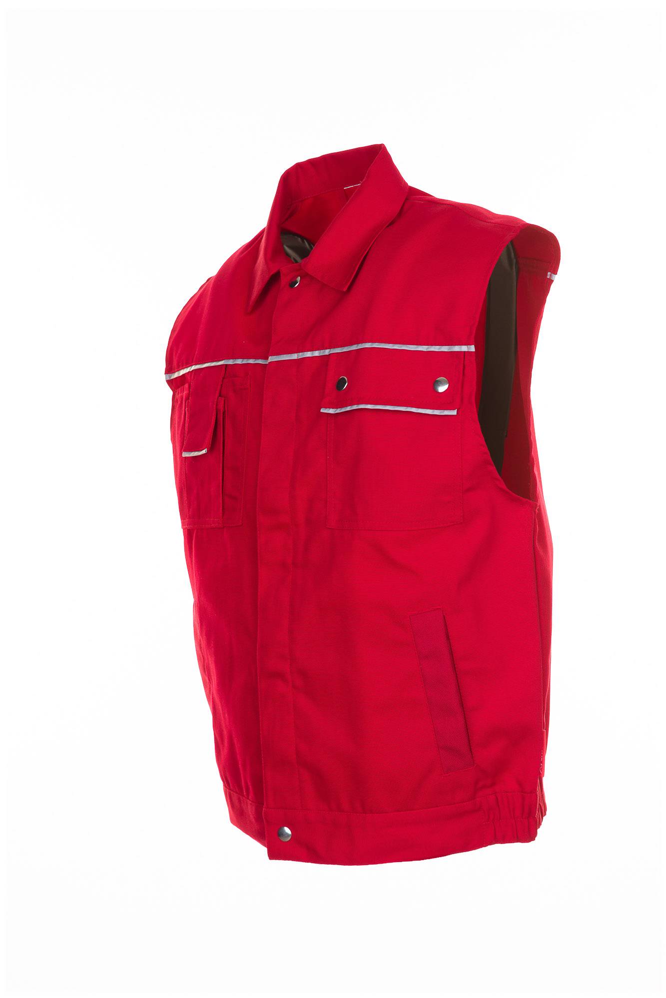 Planam Canvas 320 Weste rot/rot M 2167048