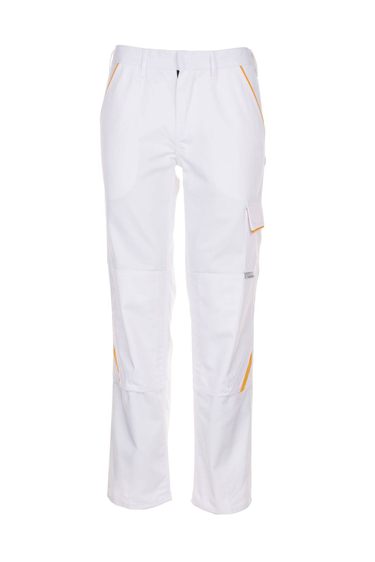 PLANAM Bundhose reinweiß/reinweiß/gelb Highline Gr. 60