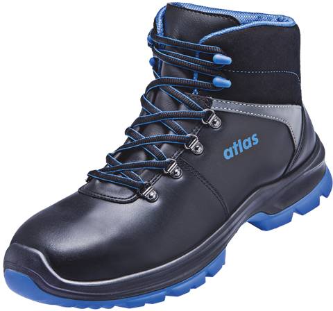 ESD Sicherheitsschuh SL 84 blue 2.0, S2, Glattleder, Unisex, schwarz/royal blau, Größe 36