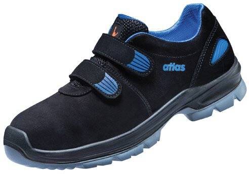 ESD Halbschuh TX 40 2.0, S2, Nubukleder, Unisex, schwarz/royal blau, Größe 42