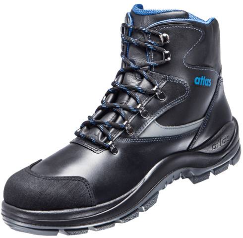 ESD Sicherheitsschuh Big Size 735, S3, Glattleder, Unisex, schwarz, Größe 51