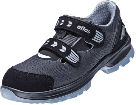 ESD Sandale C 1605 XP, S1P, Mesh, Unisex, anthrazit/schwarz, Größe 36