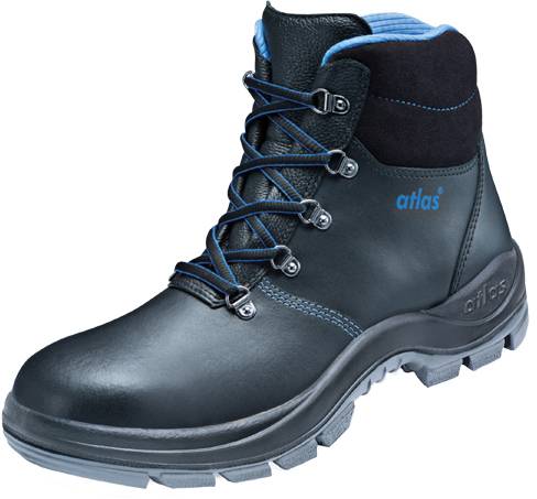 Sicherheitsschuh Duo Soft 725 HI HRO, S3, Glattleder, Unisex, schwarz, Größe 38
