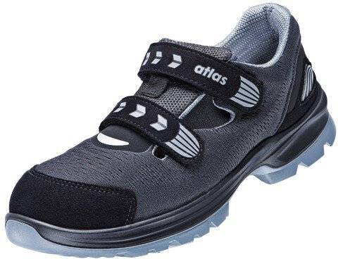 ESD Sandale FLASH 1600, S1, Mesh, Unisex, anthrazit/schwarz, Größe 42