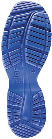 ESD Halbschuh GX 120 black 2.0, S2, Glattleder, Damen, schwarz/royal blau, Größe 35