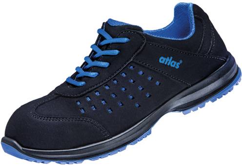 ESD Halbschuh GX 130 black 2.0, S1, Sportline, Damen, schwarz/royal blau, Größe 35