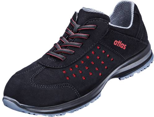 ESD Halbschuh GX 133 red 2.0, S1, Sportline, Damen, schwarz/rot, Größe 35