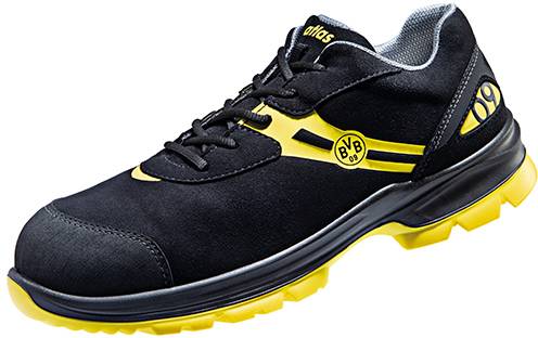 Halbschuh Malocher 09, S3, Sportline, Unisex, schwarz/neon-gelb, Größe 36