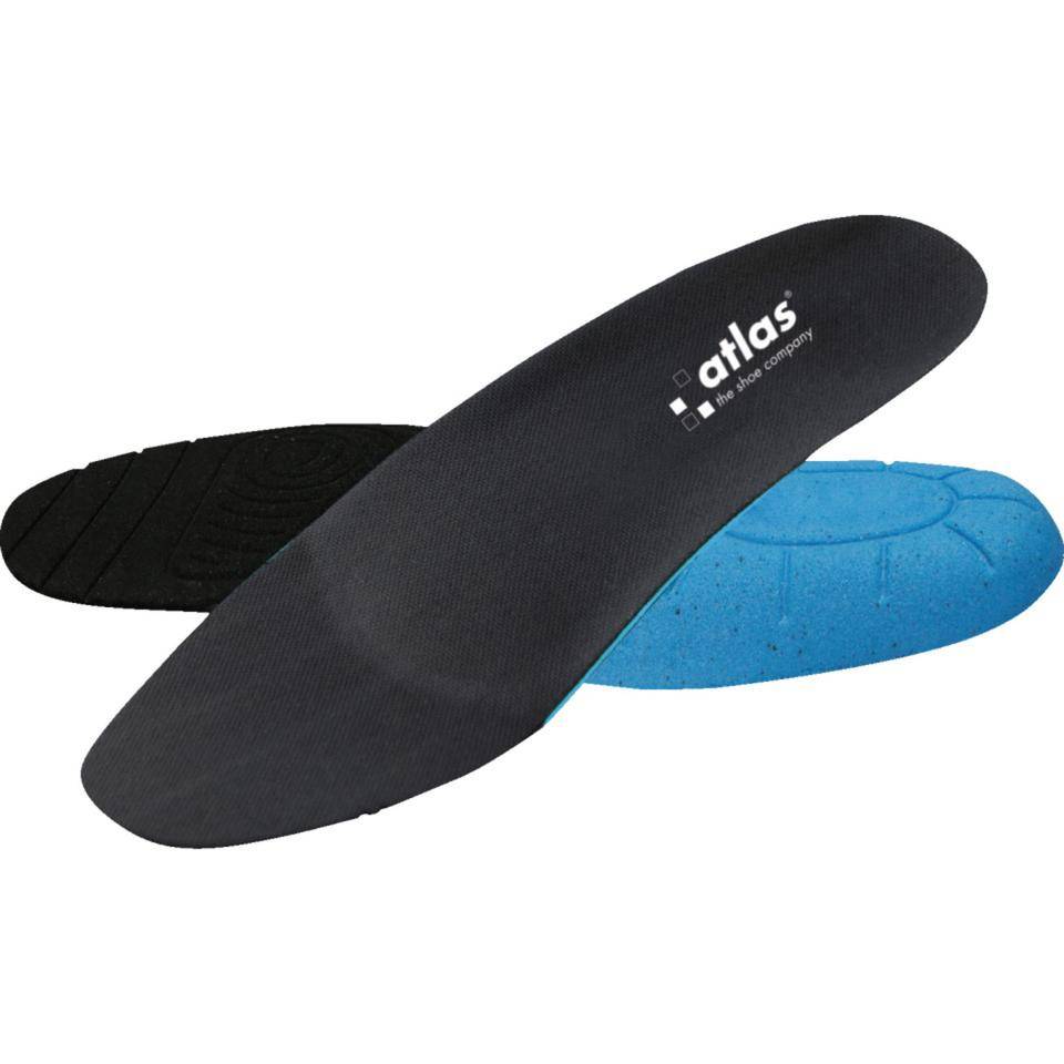 atlas Einlegesohle Klima-Komfort, 92000, antistatisch, schwarz, Polyester, Größe 43