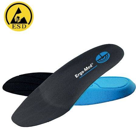 Einlegesohle ERGO-MED blue, Unisex, schwarz, Größe 36