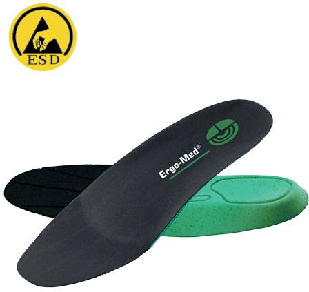 Einlegesohle ERGO-MED green, Unisex, schwarz, Größe 36