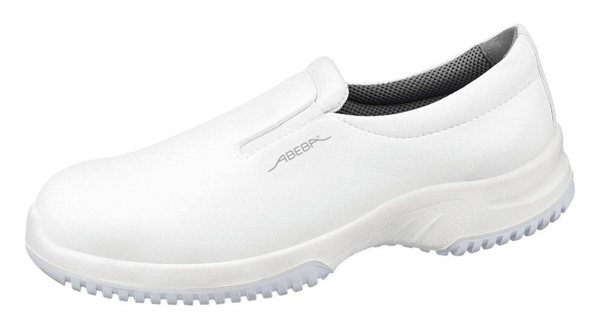 Abeba Sicherheitsschuhe uni6 Slipper weiß Gr. 38