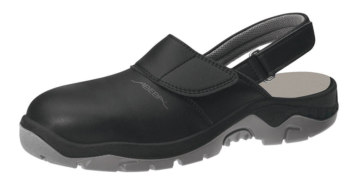 Abeba Sicherheitsschuhe anatom Clog schwarz Gr. 38