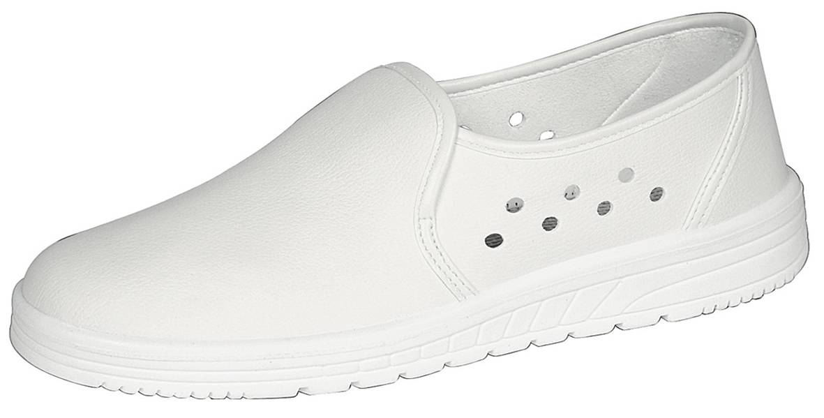 Abeba Berufsschuhe air cushion Slipper weiß Gr. 47