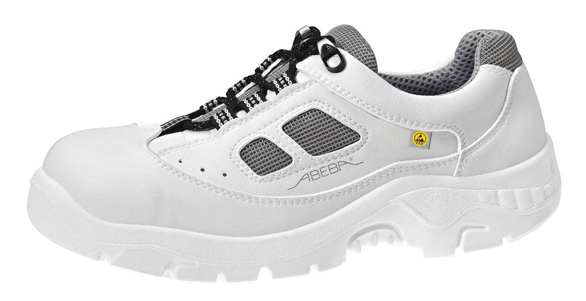 Abeba Sicherheitsschuhe anatom Halbschuh weiß Gr. 50