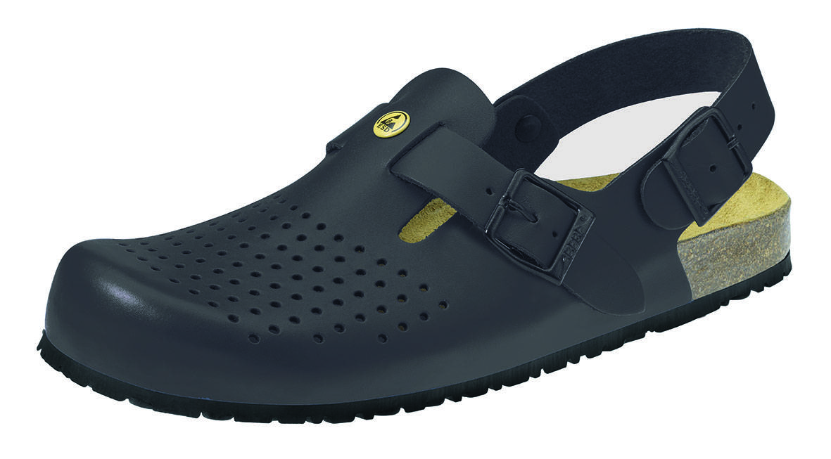 Abeba ESD-Berufsschuhe Nature Clog nachtblau Gr. 35