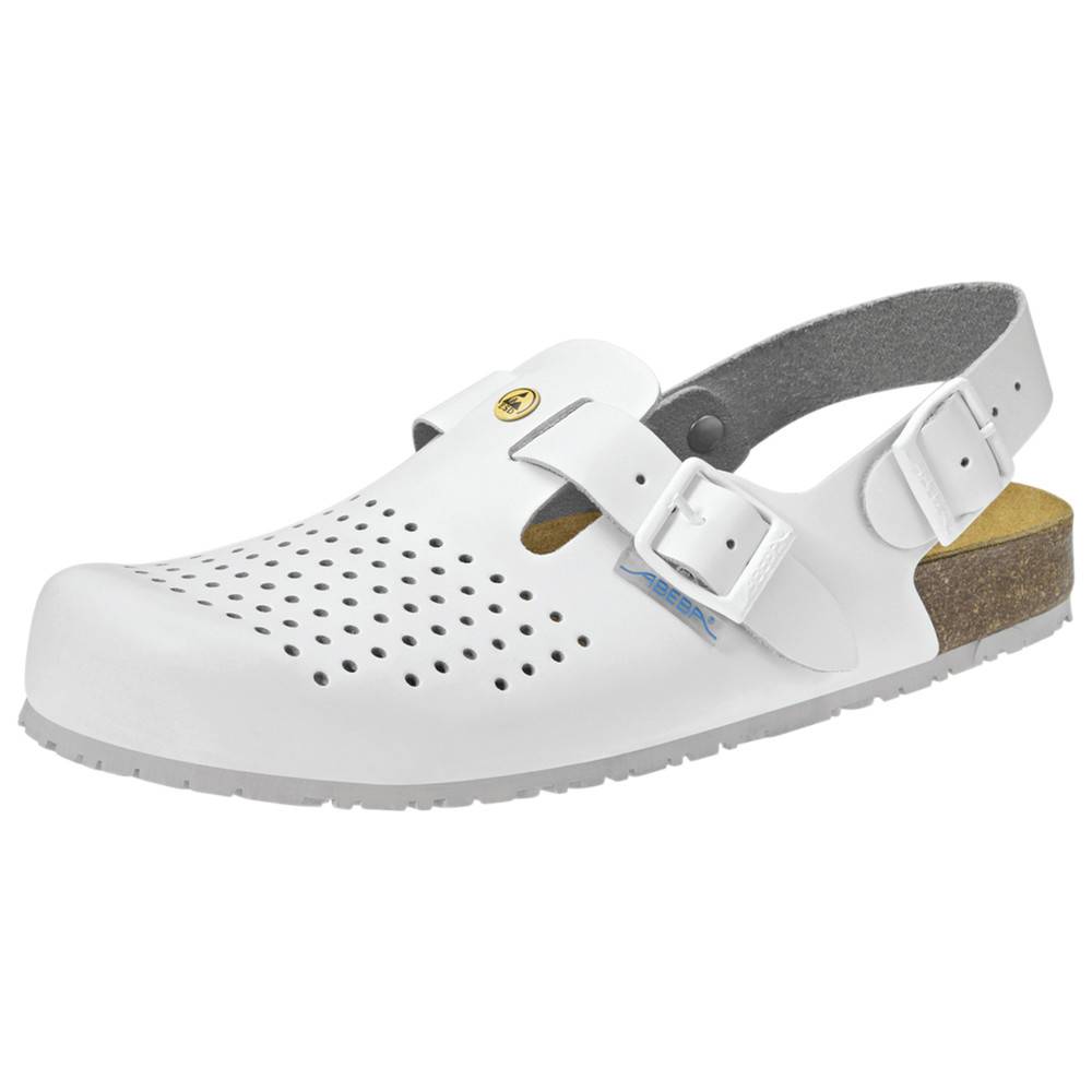 Abeba ESD-Clog Nature 4045/4050, Größe 38, weiß