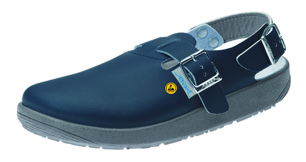Abeba ESD-Berufsschuhe rubber Clog marine Gr. 45