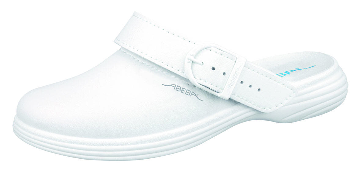 Abeba Berufsschuhe the Original plus Clog weiß Gr. 45