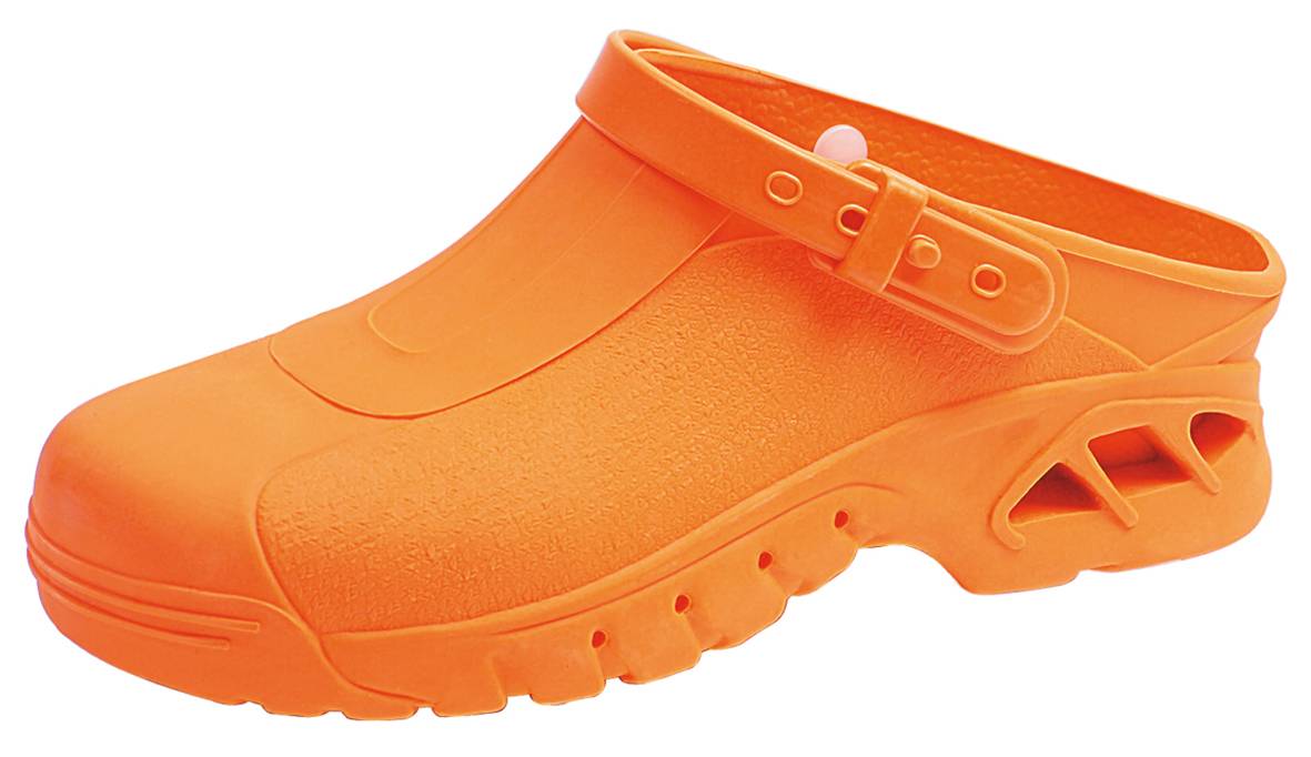 Abeba Berufsschuhe autoklavierbare Clogs Clog orange Gr. 35/36