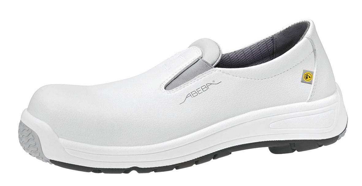 Abeba ESD-Sicherheitsschuhe Static Control Slipper weiß Gr. 42