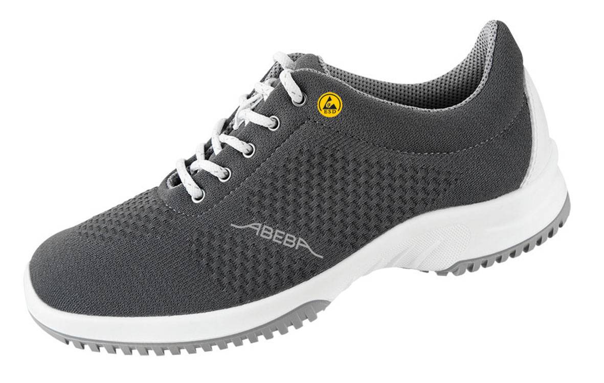 Abeba ESD-Sicherheitsschuhe uni6 Halbschuh anthrazit Gr. 38