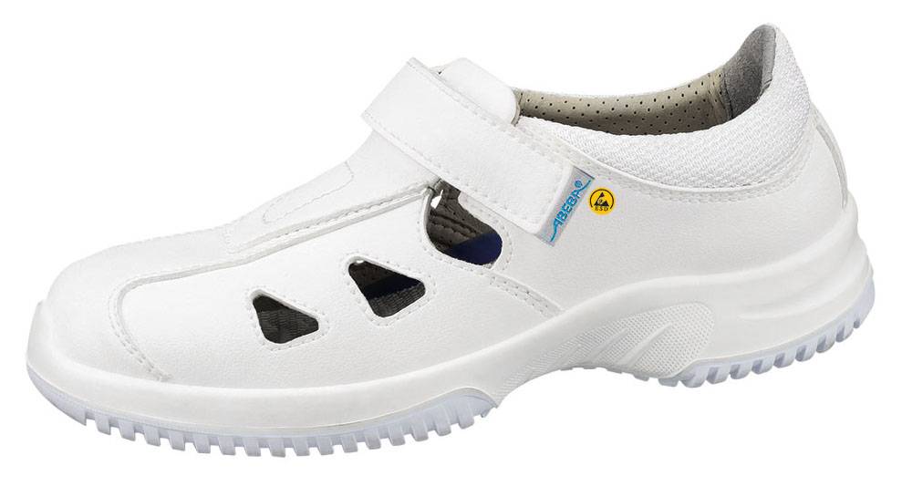 Abeba ESD-Sicherheitsschuhe uni6 Sandale weiß Gr. 43