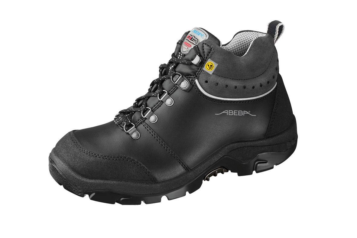 Abeba ESD-Sicherheitsschuhe anatom Stiefel schwarz Gr. 45