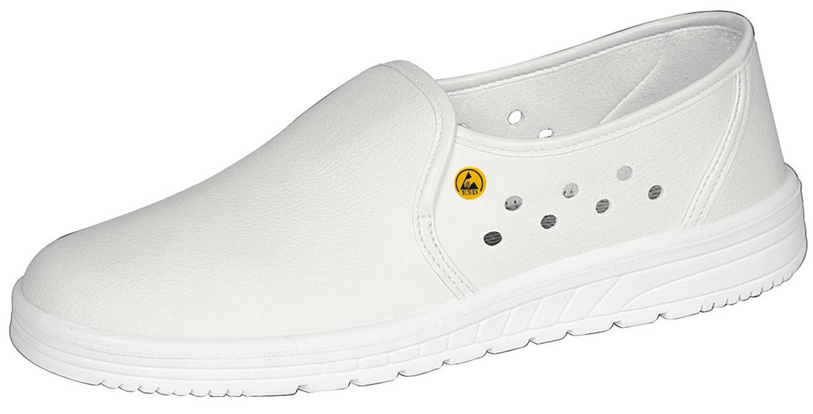 Abeba ESD-Berufsschuhe air cushion Slipper weiß Gr. 37