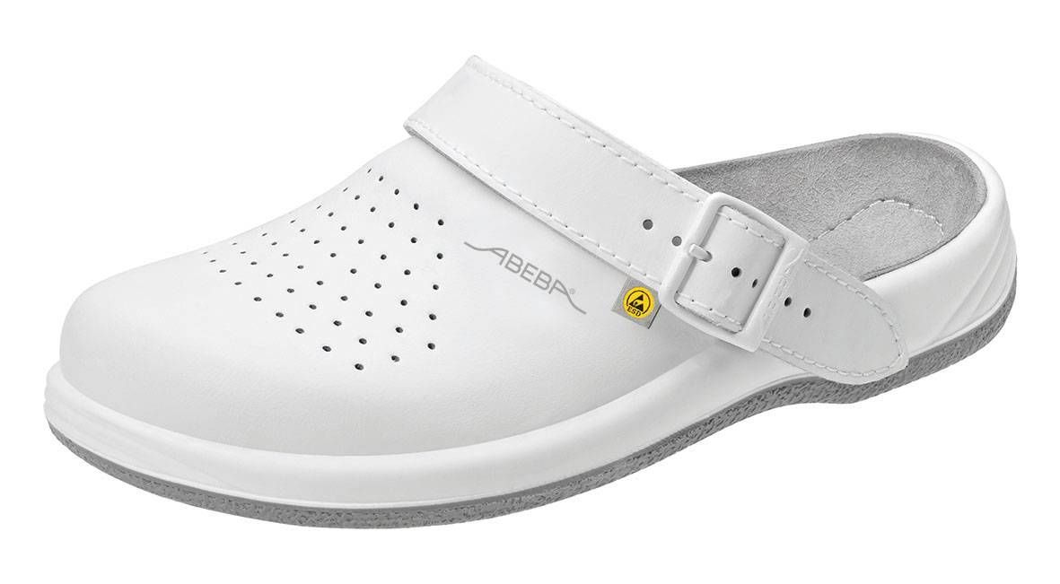 Abeba Berufsschuhe Arrow Clog weiß Gr. 42