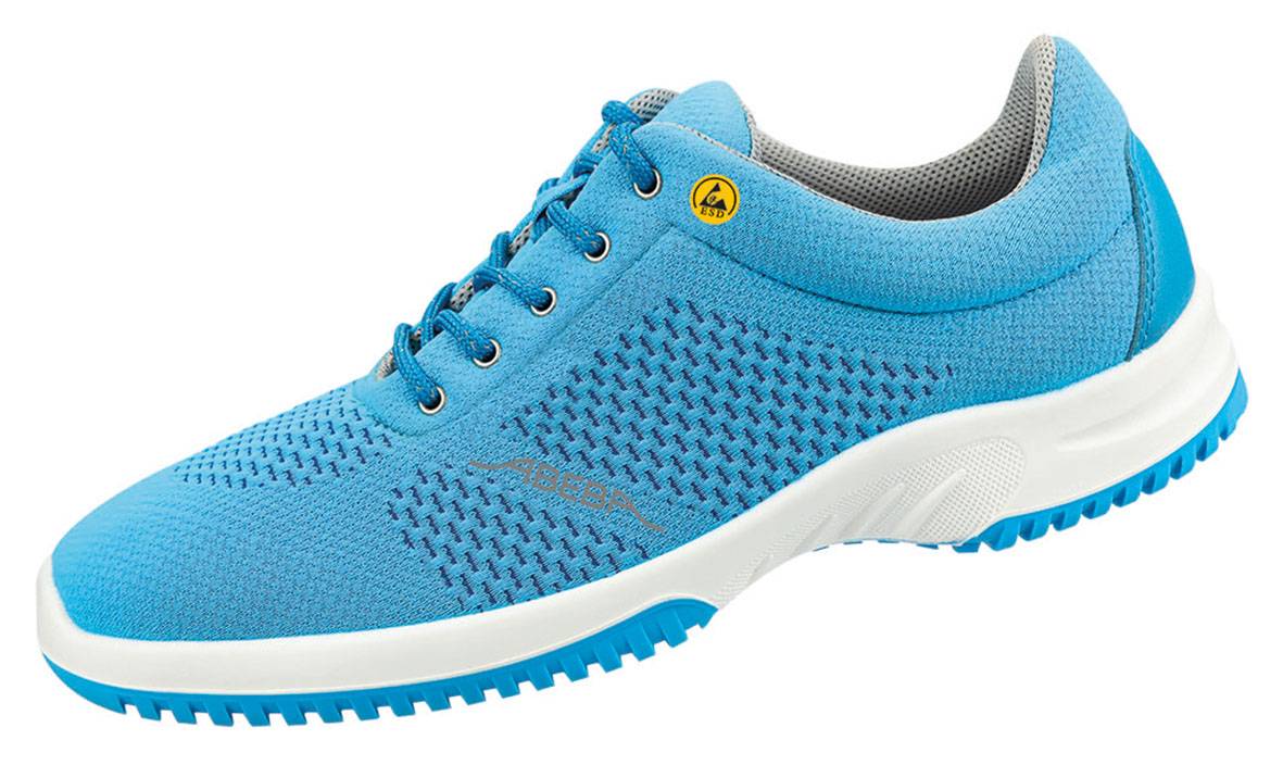 Abeba ESD-Sicherheitsschuhe uni6 Halbschuh blau Gr. 39