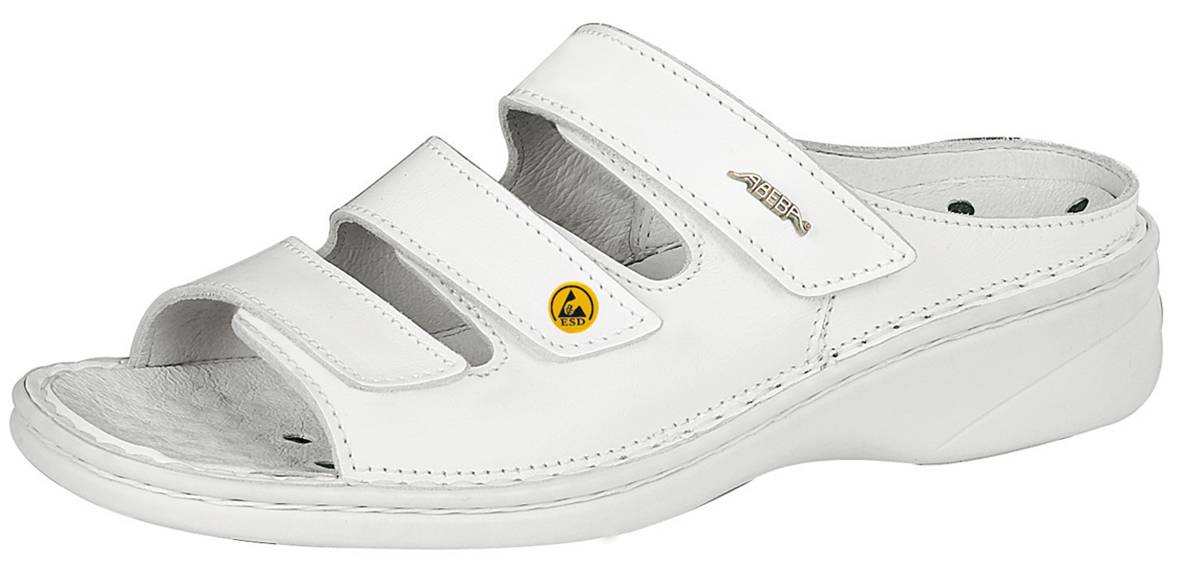 Abeba ESD-Berufsschuhe Reflexor® Clog weiß Gr. 36