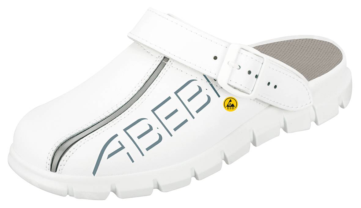 Abeba ESD-Berufsschuhe Dynamic Clog weiß Gr. 42