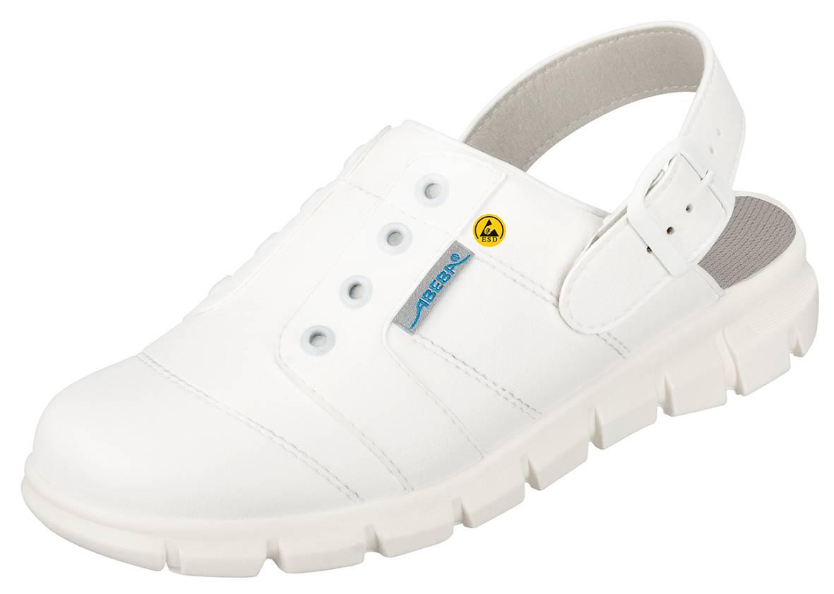 Abeba ESD-Berufsschuhe Dynamic Clog weiß Gr. 40