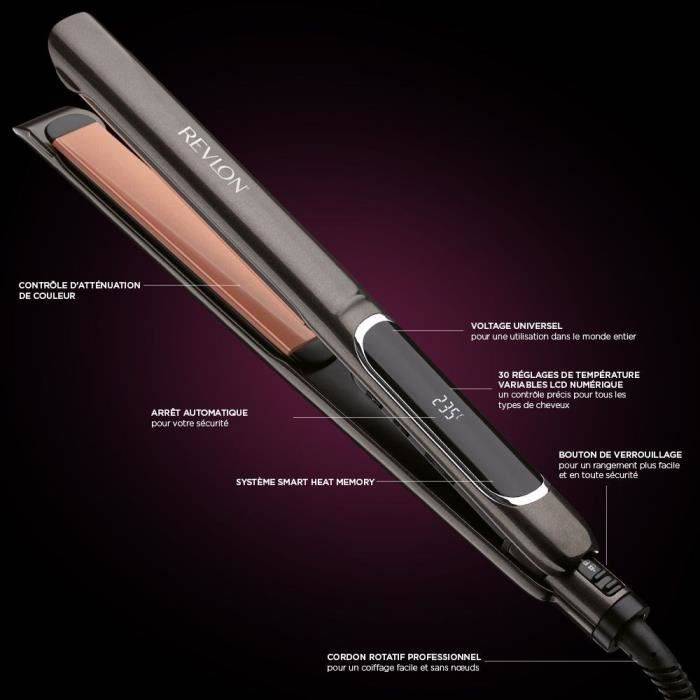 REVLON RVST2175E - Glätteisen Salon Straight Copper Smoth Styler
